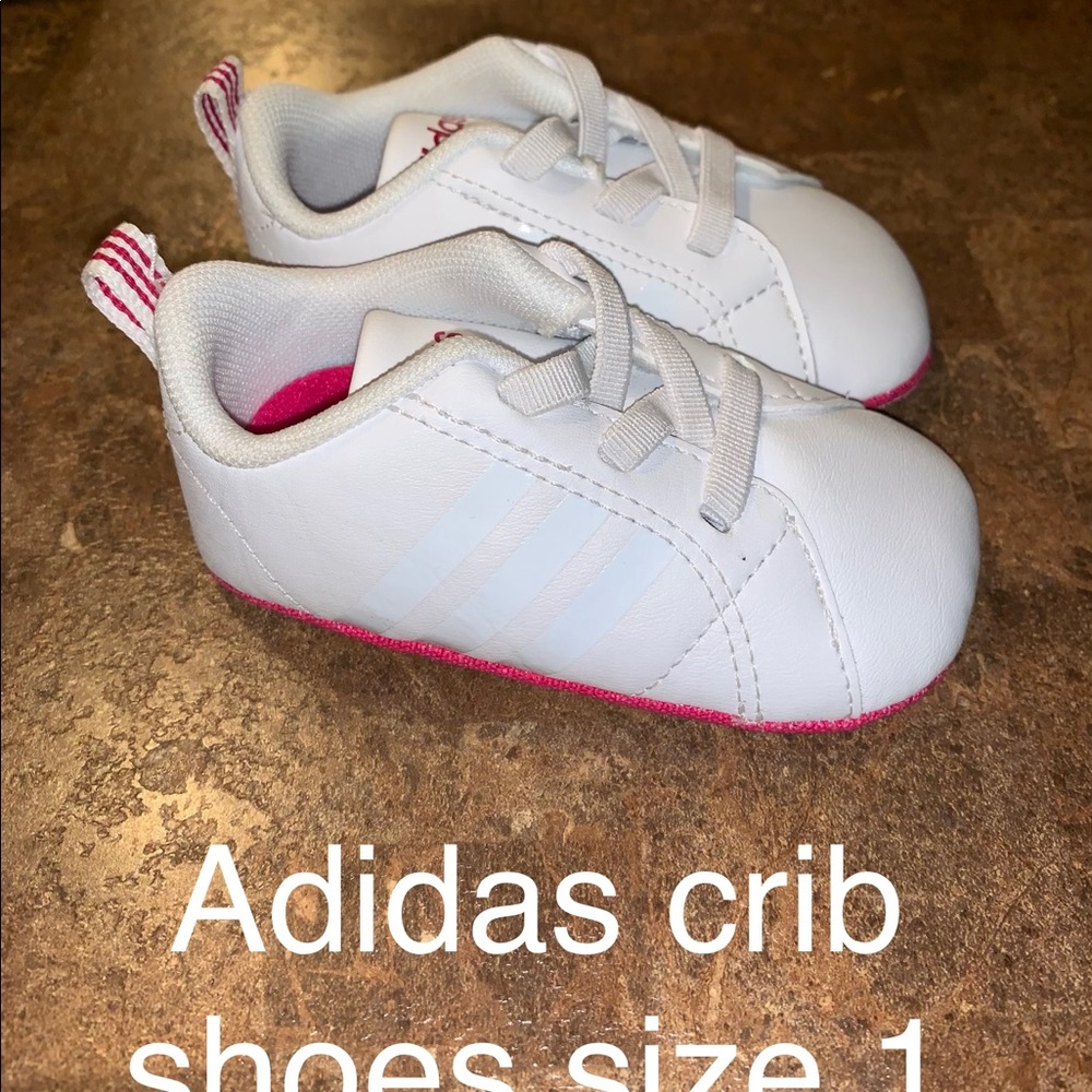 Adidas crib shoes size 1